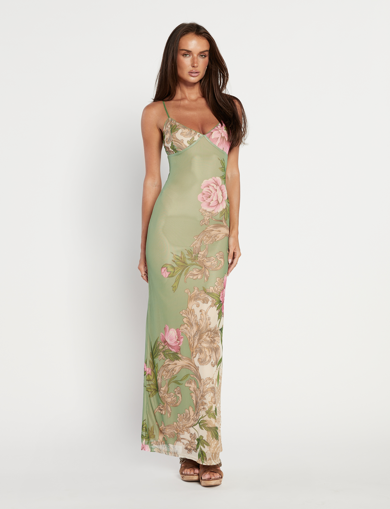JULIANNA JURK - GROEN : BLOEMEN : ROCCOCO BLOEMEN