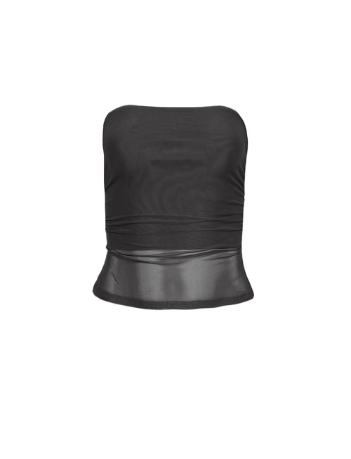 TUBE TOP - ZWART