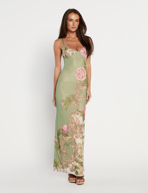 JULIANNA JURK - GROEN : BLOEMEN : ROCCOCO BLOEMEN