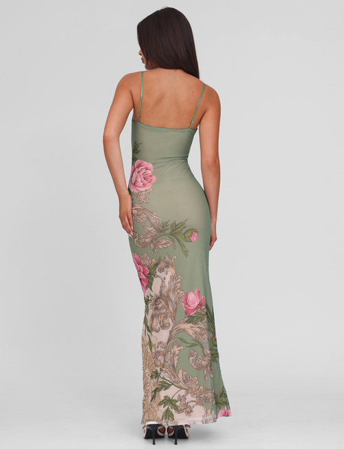 JULIANNA JURK - GROEN : BLOEMEN : ROCCOCO BLOEMEN