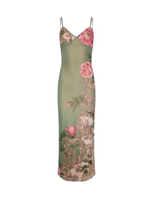 JULIANNA JURK - GROEN : BLOEMEN : ROCCOCO BLOEMEN