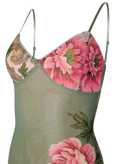 JULIANNA JURK - GROEN : BLOEMEN : ROCCOCO BLOEMEN